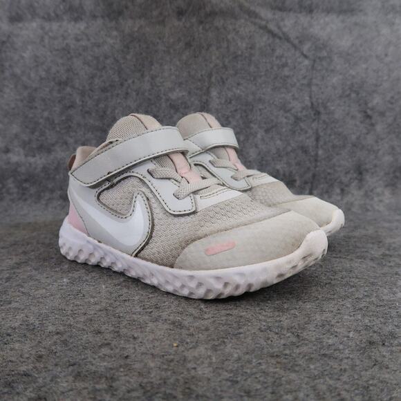 Nike Shoes Kids 10C Sneaker Revolution Athletic Trainer Toddler Adjustable Strap - Picture 1 of 14